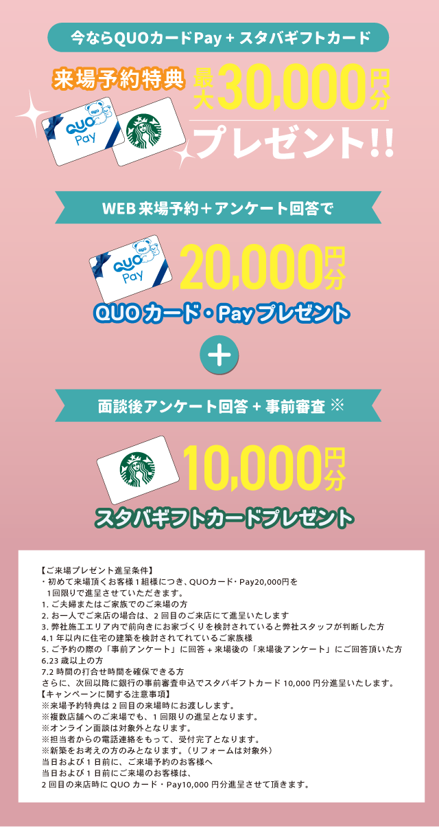 QuoカードPay10,000円プレゼント!!